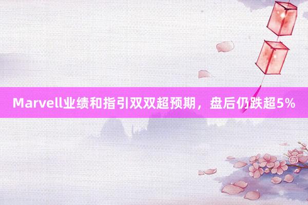 Marvell业绩和指引双双超预期，盘后仍跌超5%